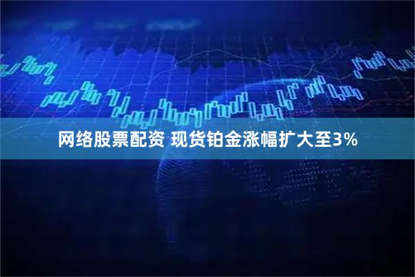 网络股票配资 现货铂金涨幅扩大至3%