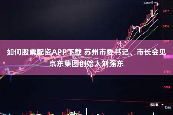 如何股票配资APP下载 苏州市委书记、市长会见京东集团创始人刘强东